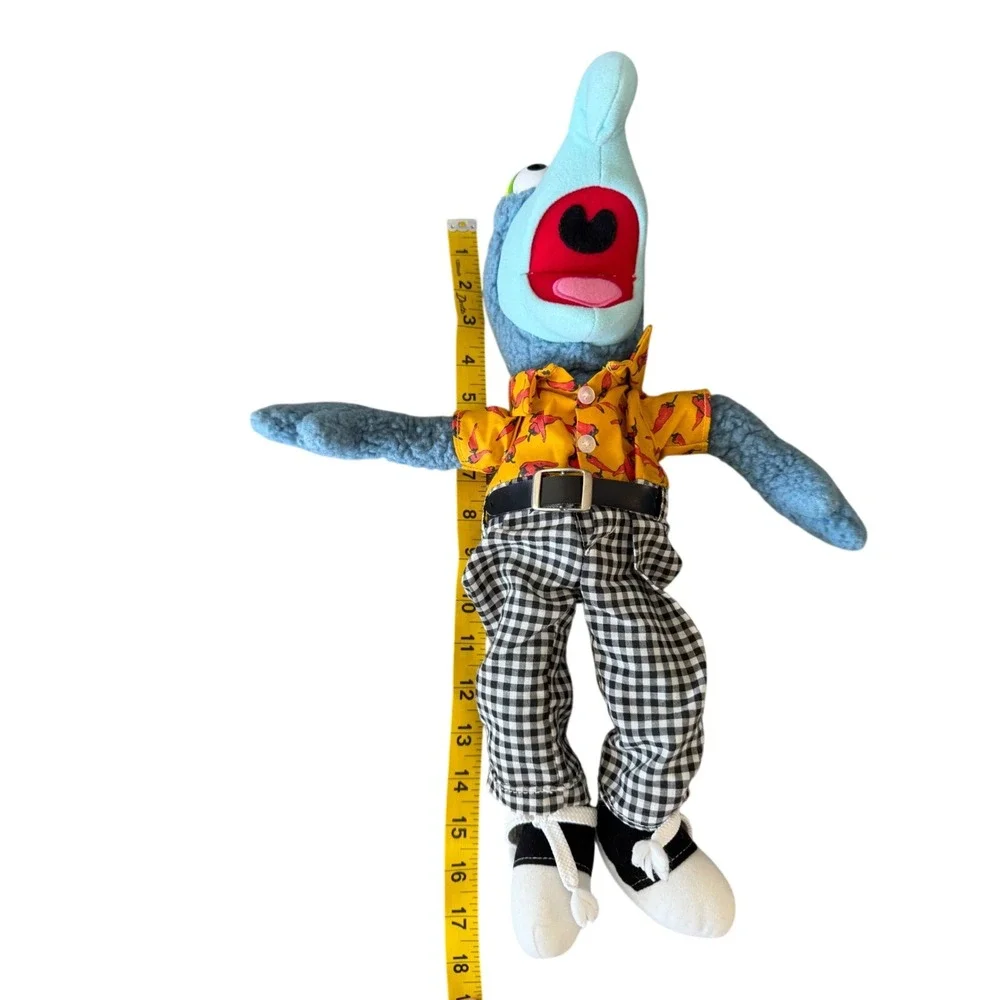 Disney The‎ Muppets Gonzo the Great Plush Chili Pepper Shirt Checkered Pants 18